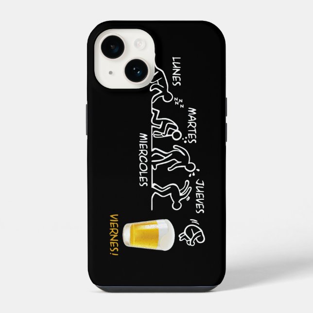 Beer-volution Iphone Case (Back)