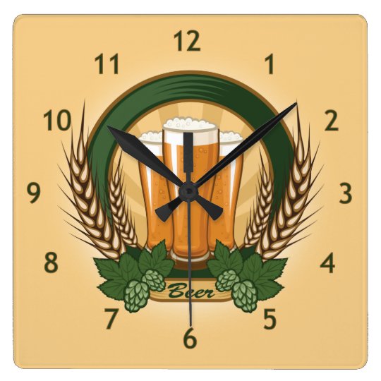 Beer Wall Clock