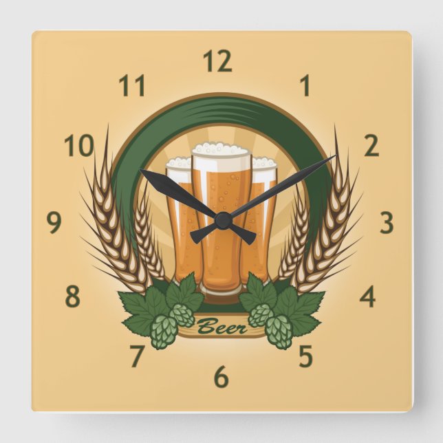 Beer Wall Clock (Front)