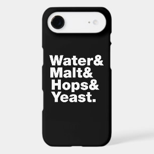 Beer = Water & Malt & Hops & Yeast. iPhone 17 Air Case