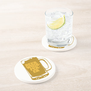 Beer Whisperer Mug Sandstone Coaster