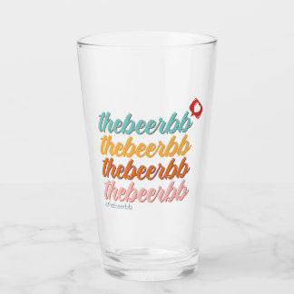 Beerbb Text Logo Pint Glass