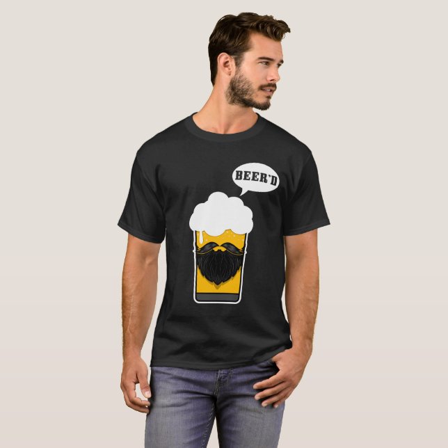 Beer'd Funny T-Shirt (Front Full)