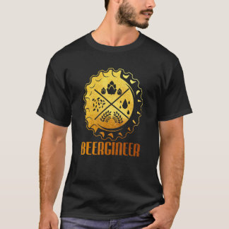 Beergineer Homebrew Home Brewing Craft Beer Brewer T-Shirt