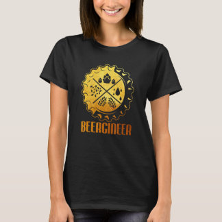 Beergineer Homebrew Home Brewing Craft Beer Brewer T-Shirt