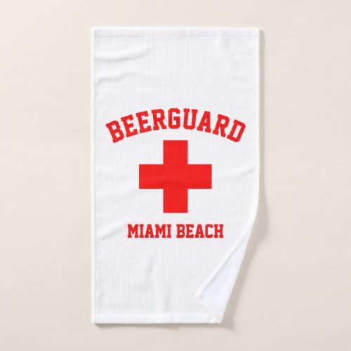 Beerguard Lifeguard Personalize Hand Towel