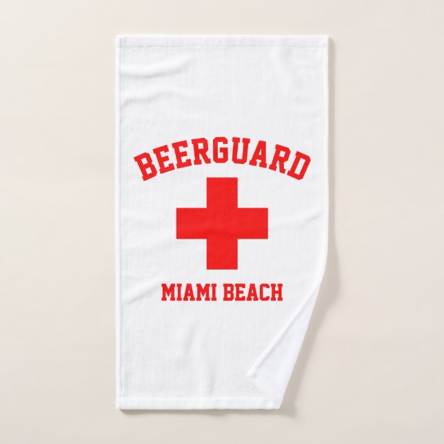 Beerguard Lifeguard Personalize Hand Towel (Hand Towel)
