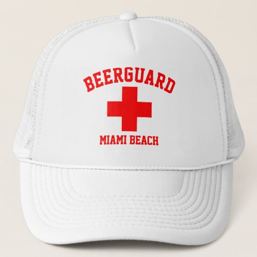 Beerguard Lifeguard Personalize Trucker Hat