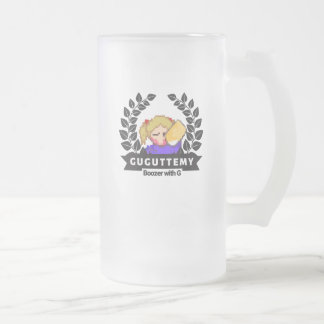 Beerjug withG Frosted Glass Beer Mug