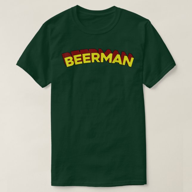 Beerman Beer  T-Shirt (Design Front)