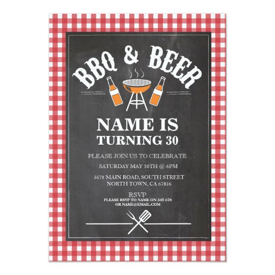 beers cheers bbq birthday