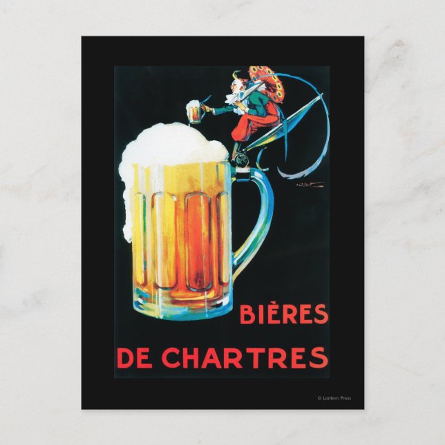 Beers of Chartres Promotional Poster Postcard (Front)