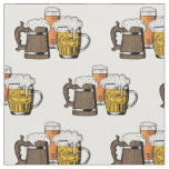 BEERS | Three Beers Cheers | Fun Cartoon Fabric