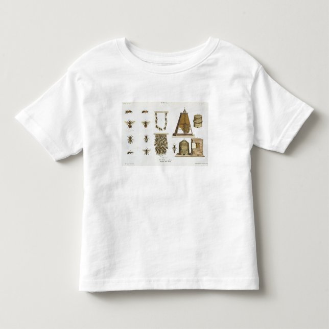 Bees and bee-keeping, from 'The Young Landsman', p Toddler T-shirt (Front)