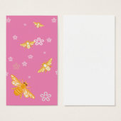 Bees and flowers (Front & Back)