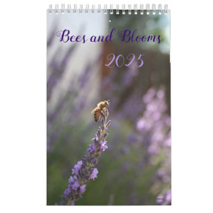 Bees and Flowers, Beautiful Blooms Calendar