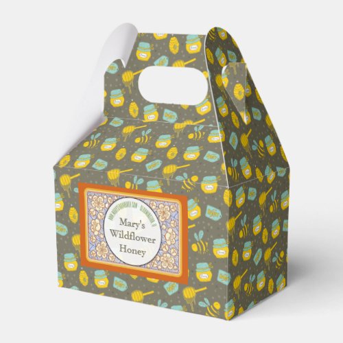 Bees and Honey Spoon Point of Sale Favor Boxes