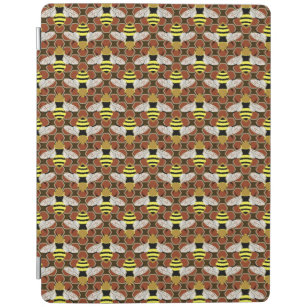 Bees and Honeycomb Pattern iPad Smart Cover