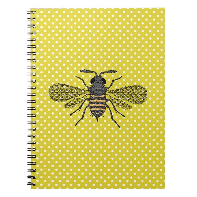 BEES and Honeycomb - Save The Bees Notebook (Front)