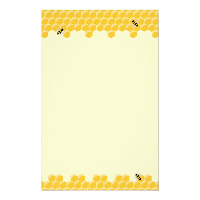 Bees And Honeycomb stationery