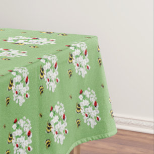 BEES and LadyBugs - Art by LeahG Save The Bees Tablecloth