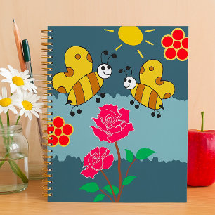 Bees and Roses Floral Garden Planner