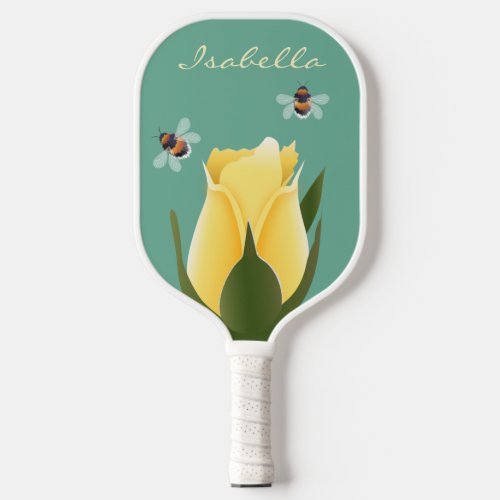 Bees And Roses  Pickleball Paddle