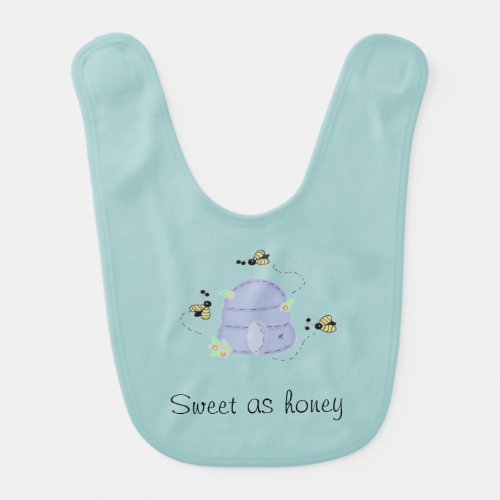 Bees and Their Beehive Bib