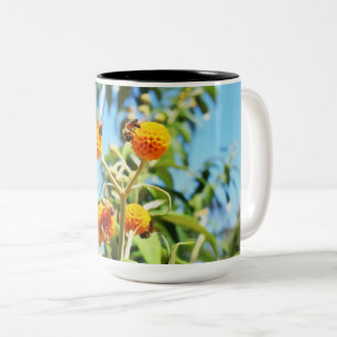 Bees at Work Two-Tone Coffee Mug