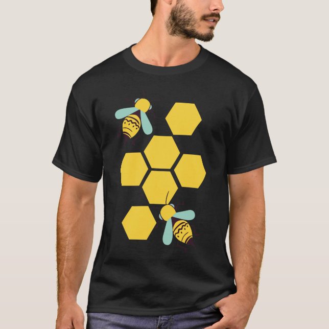 Bees Beekeeper T-Shirt (Front)