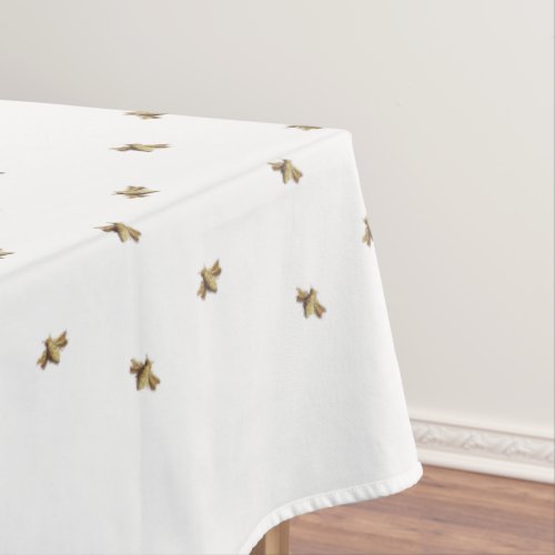 Bees _ Bees _ Bee white bee Tablecloth
