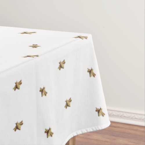 Bees _ Bees _ Bee white bee Tablecloth