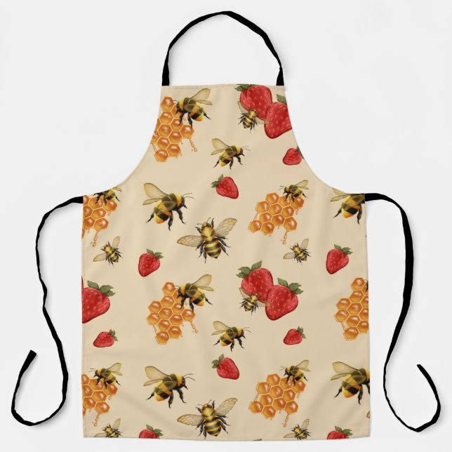 Bees & Berries Apron (lg) (Front)