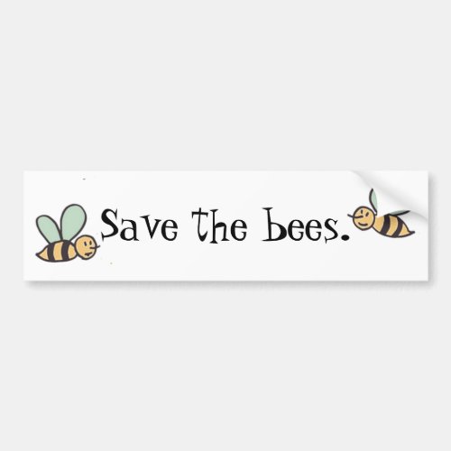 Bees Bumper Sticker