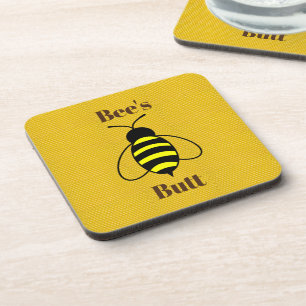 Bee's Butt Beverage Coaster