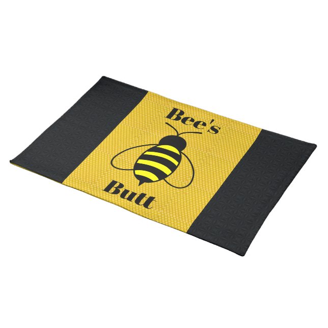 Bee's Butt Placemat (On Table)