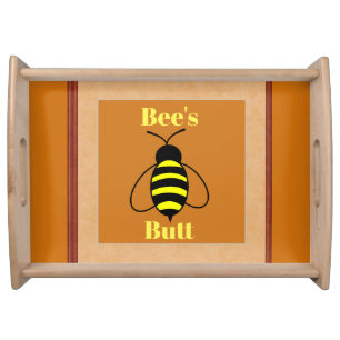 Bee's Butt Serving Tray