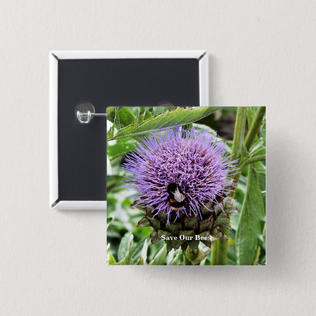 BEES  BUTTON (Front & Back)