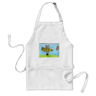 Bees Buzzing Adult Apron