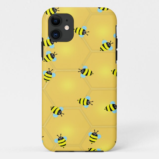 Bees Buzzing Case-Mate iPhone Case (Back)