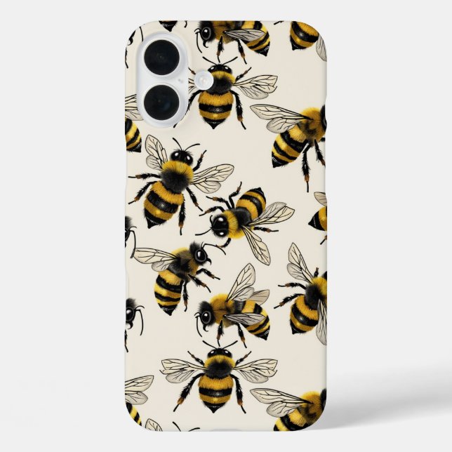 Bees Case-Mate iPhone Case (Back)