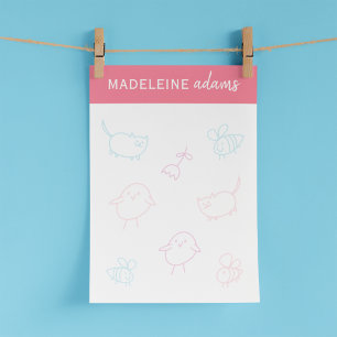 Bees & Chick & Kitty Post-it® Notes