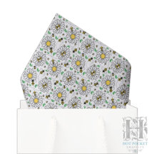 Bees & Daisies Tissue Paper