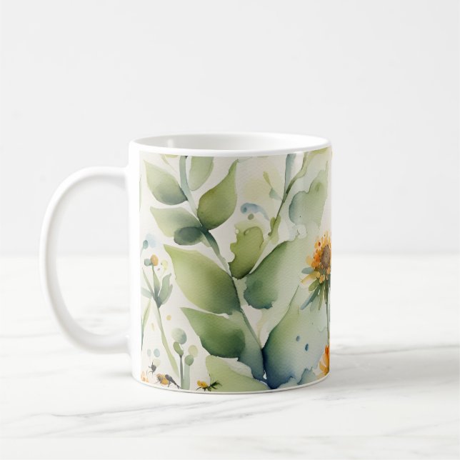 Bees Dancing Mug (Left)