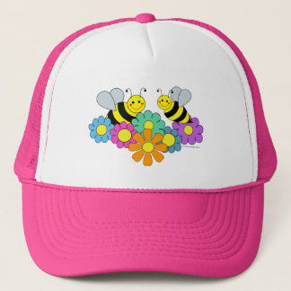 Bees & Flowers Trucker Hat