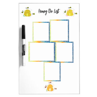 Bees Honey Do List Multi-Frame Dry Erase Board