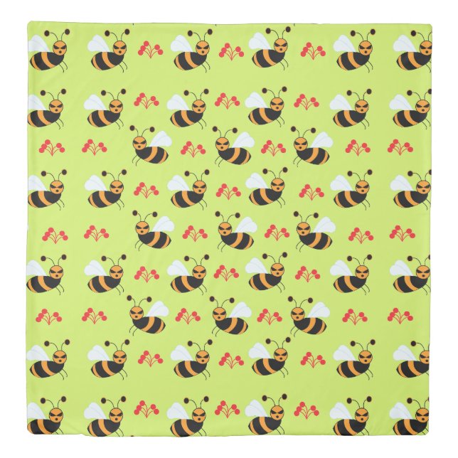 Bees Honeybee  Duvet Cover (Front)