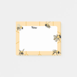 Bees Honeycomb Bee Farm Post-it Notes