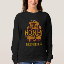 Bees Honeycomb Environmental Protection Beekeeper  Sweatshirt