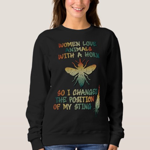 Bees Idea for Women Beekeeping Beekeeper Gag Cute  Sweatshirt